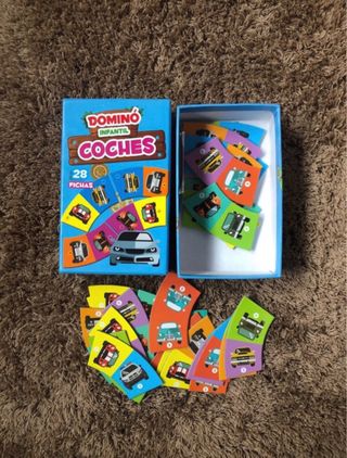 Domino Infantil Coches y Profesiones