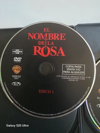 EL NOMBRE DE LA ROSA DVD