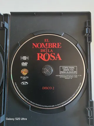 EL NOMBRE DE LA ROSA DVD