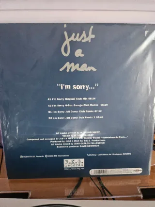 Vinilo Just A Man - I'm Sorry...