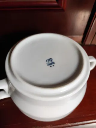 Juego consomé vintage Porcelanas Bidasoa