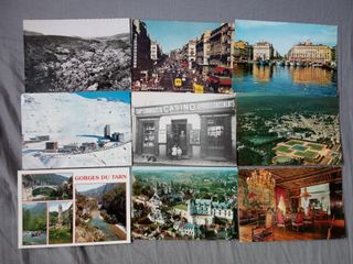 00076 Lote 90 Tarjetas Postales Francia