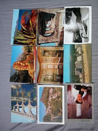 00076 Lote 90 Tarjetas Postales Francia