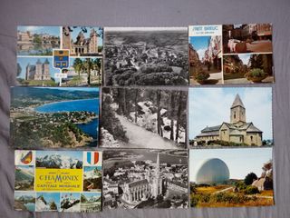 00076 Lote 90 Tarjetas Postales Francia