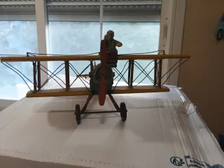 Lote 4 Aviones Metal Vintage