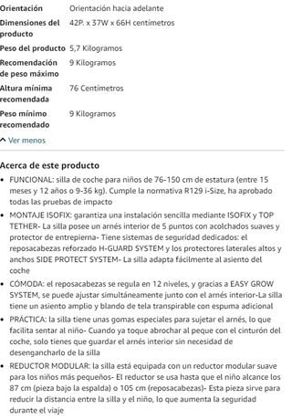 Kinderkraft SAFETY FIX 2 I-SIZE 75-150 cm