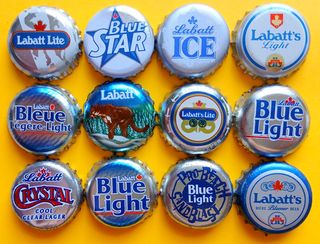 Lote Chapas Cerveza Labatt's Canadá