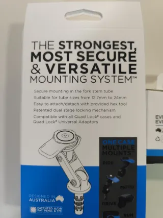 Quad Lock TIJA y anti vibraciones