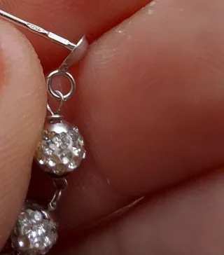 Orecchini oro bianco 750..18kt