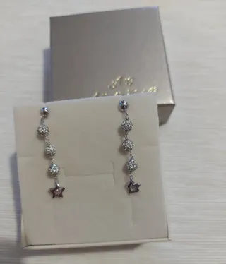 Orecchini oro bianco 750..18kt