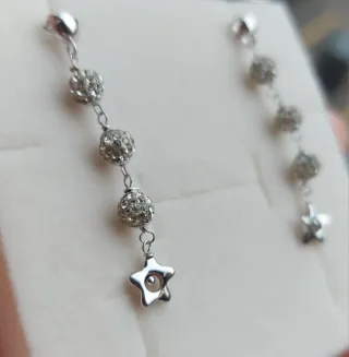 Orecchini oro bianco 750..18kt