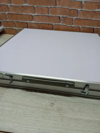 AKTIVE Mesa plegable, 120x60x60/70 cm, Altura ajus