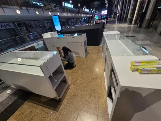 Stand comercial modular versátil