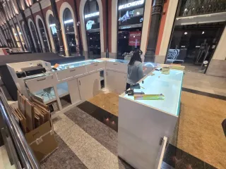 Stand comercial modular versátil