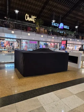 Stand comercial modular versátil