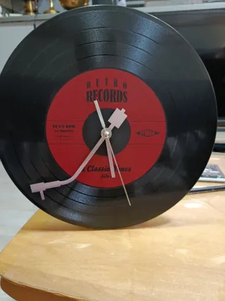 Orologio Disco Vinile Retro Records