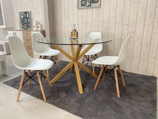 Mesa Redonda 120cm con Sillas