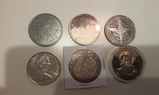 Lote de monedas conmemorativas