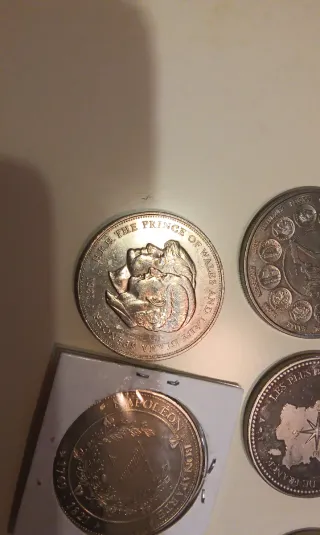 Lote de monedas conmemorativas