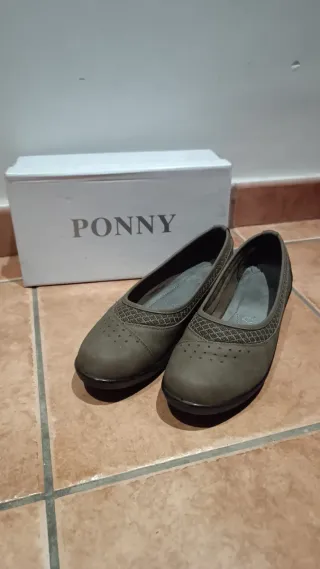 Mocasines Ponny piel marrón T40