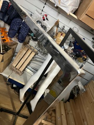 Burro metálico para ropa