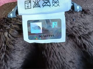 the north face pile zip woman size L brown