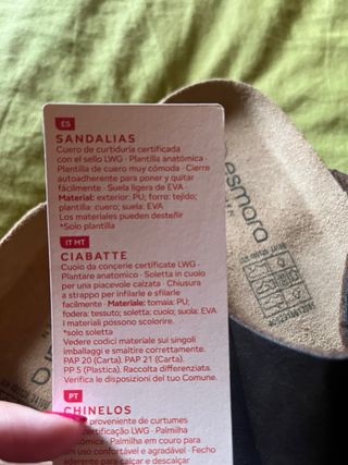 Sandalias Esmara Hombre nuevas Talla 45