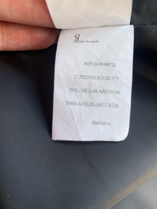 Chaleco pelo sintético SAKS gris/negro Talla única