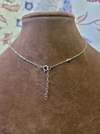 Collar corazón plata