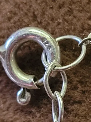 Collar corazón plata