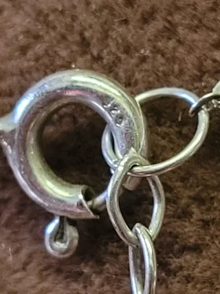 Collar corazón plata