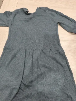 Vestido de punto azul Gocco