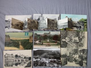 00078 Lote 90 Tarjetas Postales Francia