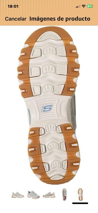 Zapatillas Skechers Dlites Mujer Plata Rosa