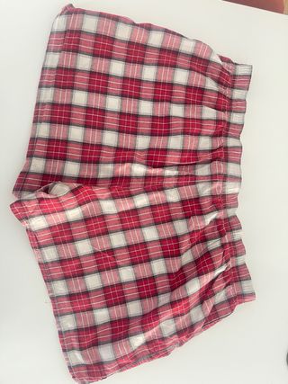 Pantalones cortos cuadros R talla L
