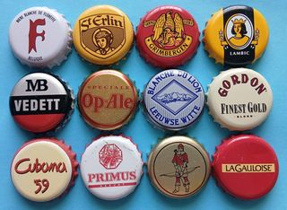 Lote Chapas Cerveza Bélgica