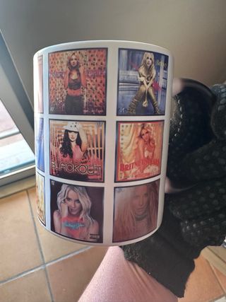 Caneca Mágica Britney Spears 9 álbuns