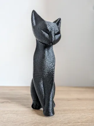 Figura gato moderno – diseño minimalista elegante