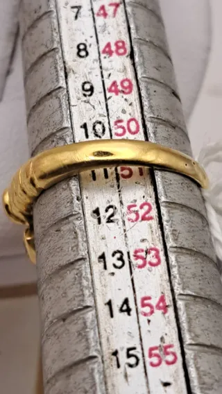 Anillo  Oro 18k Zafiros