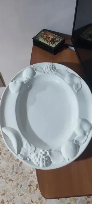 Vassoio ceramica artigianale smaltata