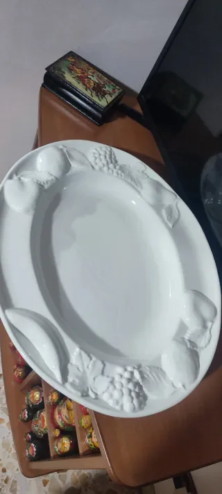 Vassoio ceramica artigianale smaltata