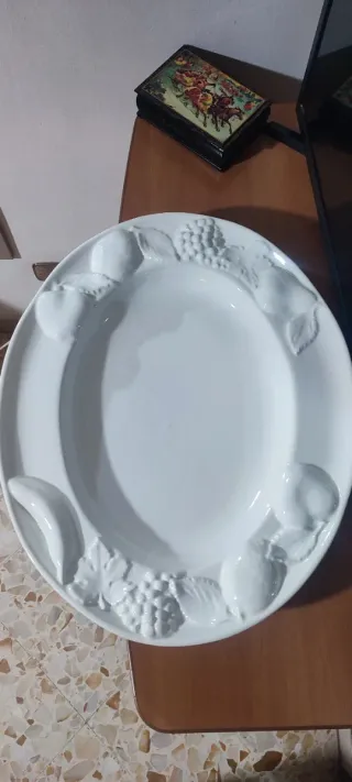 Vassoio ceramica artigianale smaltata