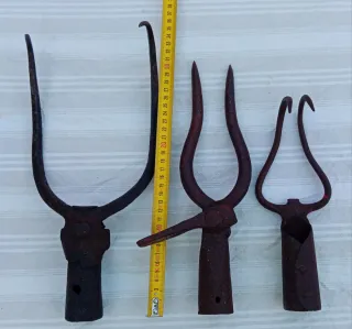 Lote 3 piezas de metal