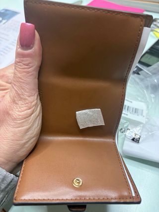 Portafoglio Michael Kors marrone e oro