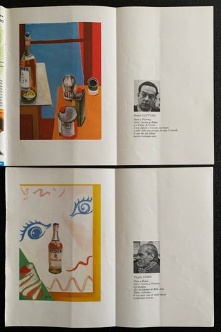 PUBBLICITA' ANNI '60 Brandy Stock 84 Trieste