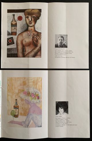 PUBBLICITA' ANNI '60 Brandy Stock 84 Trieste