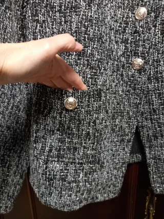 Chaqueta elegante tweed sin estrenar.