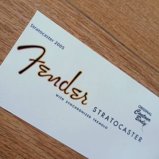 #01#Decal Fender Stratocaster 2005