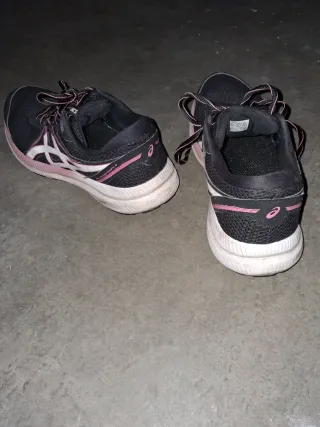 Scarpe da running ASICS nere e rosa