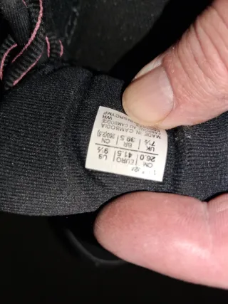Scarpe da running ASICS nere e rosa